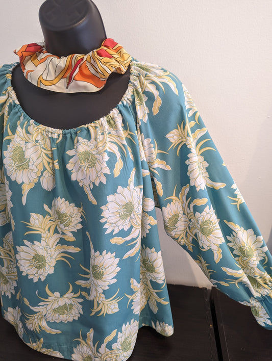 Lady Blouse - Ruffle Long Sleeve